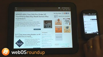 HP TouchPad: Touch to Share