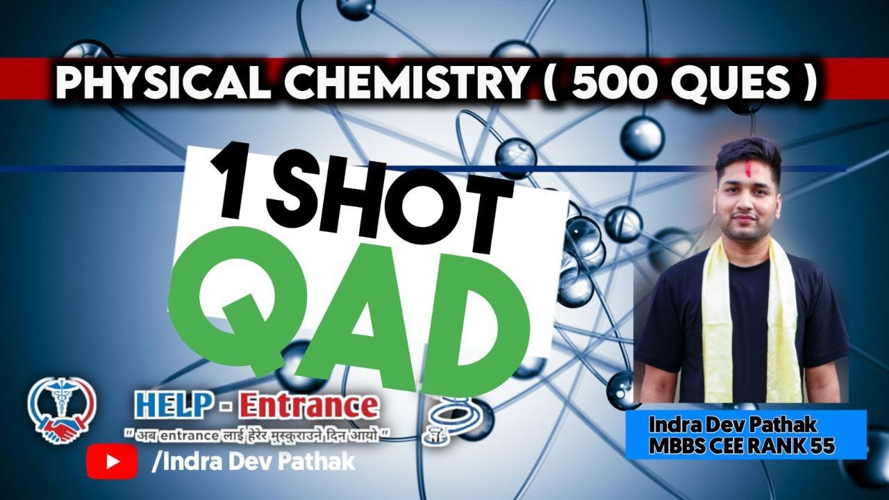 Physical Chemistry one shot QAD