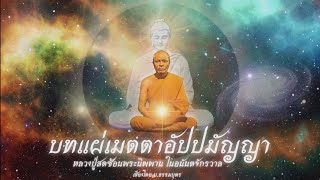 บทสวดแผ่เมตตาอัปปมัญญา (ฉากหลังหลวงปู่สดซ้อนพระนิพพาน ในอนันตจักรวาล) เสียงโดย บ.ธรรมบุตร screenshot 2