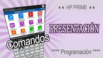 HP Prime programación: Comandos