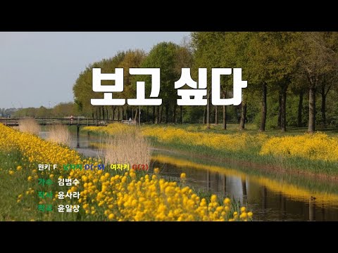 [은성반주기] 보고싶다 - 김범수 /MR/가사