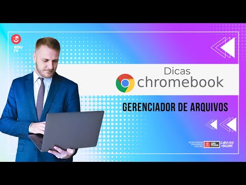 Vídeo: Posso salvar arquivos em um Chromebook?