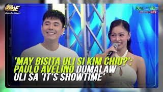 'May bisita uli si Kim Chiu?': Paulo Avelino dumalaw uli sa 'It's Showtime' | ABSCBN News