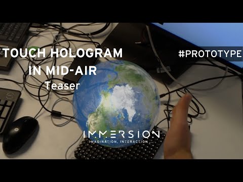Prototype | Touch Hologram in Mid-Air | Teaser