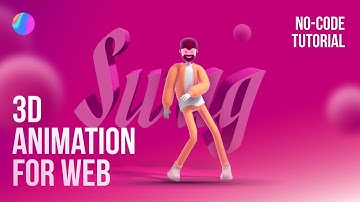 How to design a 3D website with character animation using Spline (no code) - Tutorial