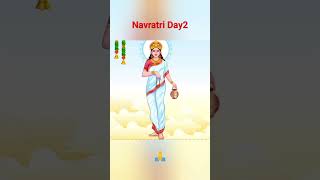 Navratri Day 2maabrahmacharini youtubestatusfeedshorts viral