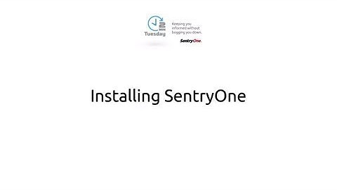 Installing SentryOne