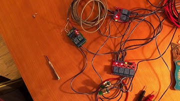 Comparator. To latching relay to drive 4 relay switch