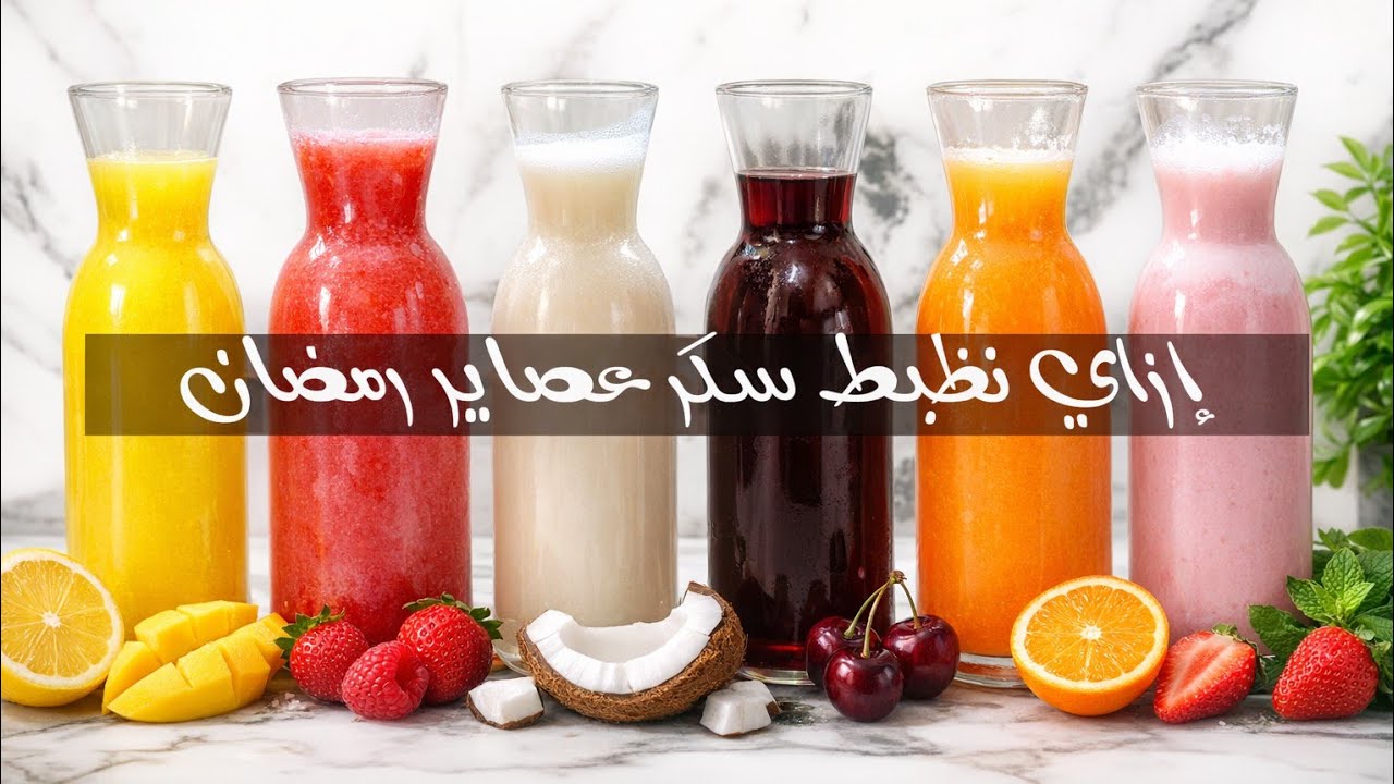 عصاير فريش لرمضان من غير تعب