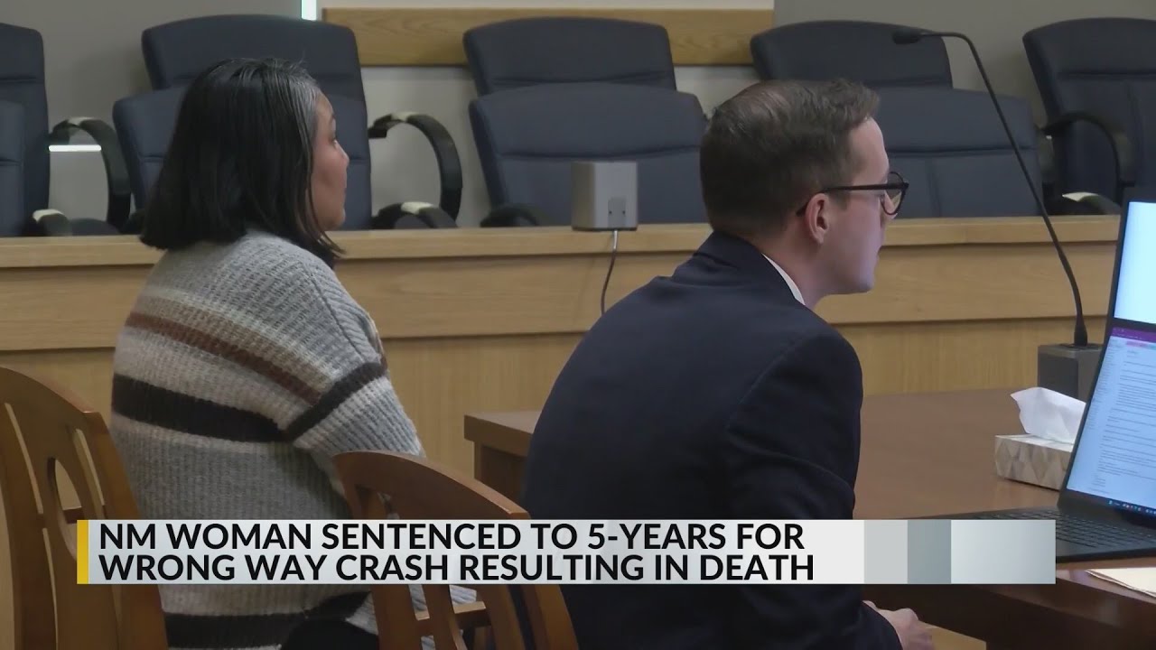 New Mexico woman sentenced for fatal wrong way crash - YouTube