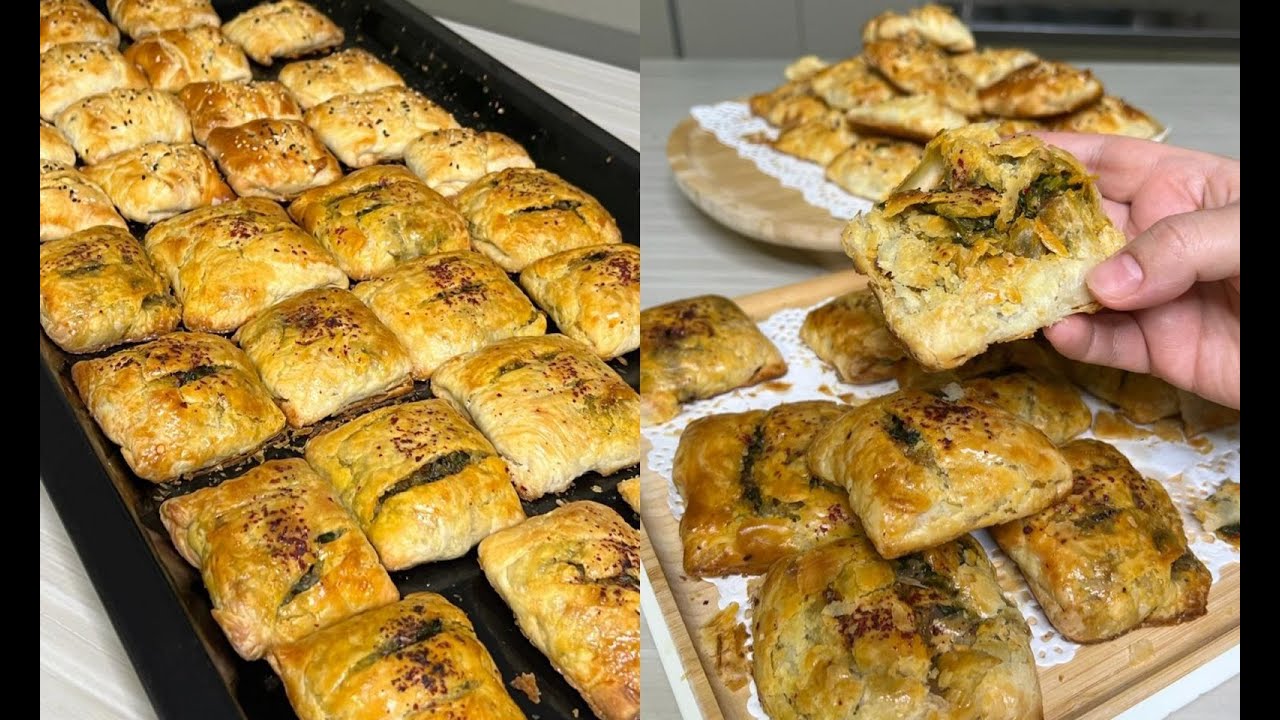 حرفيًا ألذ فطيرة سبانخ و جبن ممكن تسووه مقرمشه و لذيذه  ام يزيد التركستاني