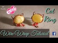 Cat Ring - Wire Wrap Tutorial / DIY accessories / 小猫戒指