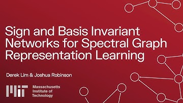 Sign and Basis Invariant Networks for Spectral Graph Representation Learning | Lim & Robinson