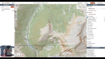 CalTopo Pro: Modeling Low Angle Terrain