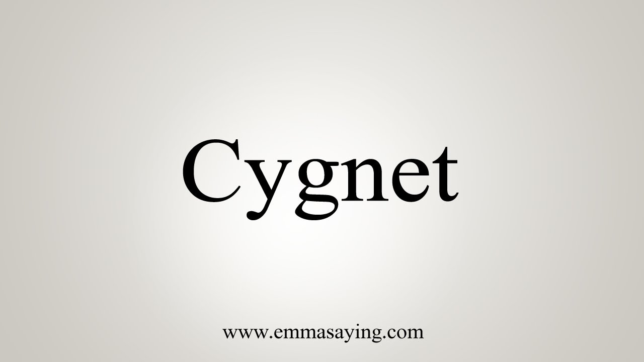How To Say Cygnet YouTube How To Say Cygnet YouTube