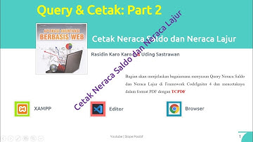 AABW  dengan CodeIgniter 4#16 Query-Cetak Neraca Saldo dan Neraca Lajur: Part 2