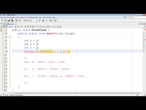 21 Logical Comparisons In Java | المقارانات المنطقية في لغة جافا