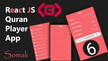 React.JS - Quran App In Somali | 06 - completing design