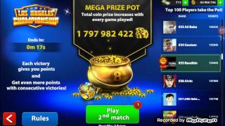 Final Mega prize pot Los Angeles Championship   8 Ball pool screenshot 1