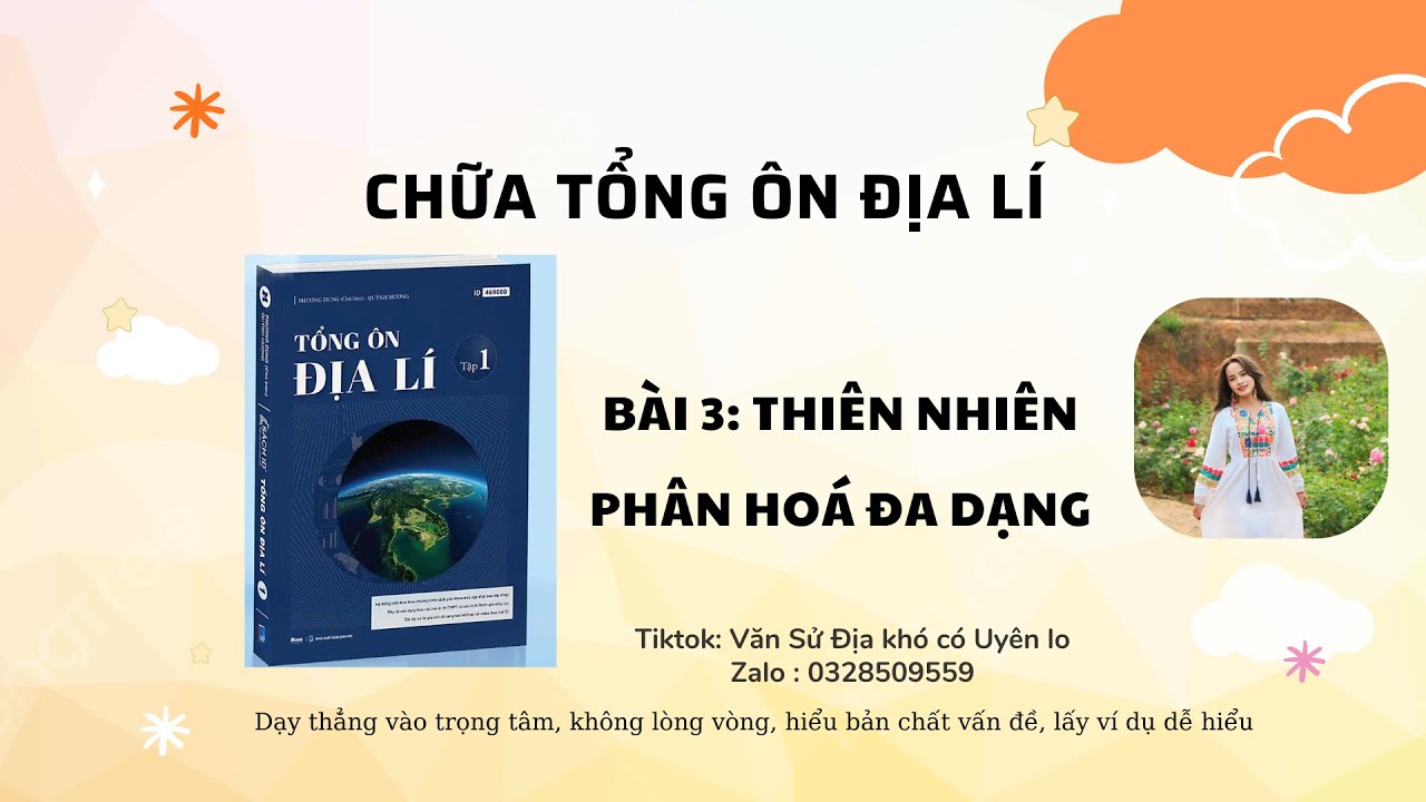 Chữa Tổng ôn Địa lí: Bài 3- Thiên nhiên phân hoá đa dạng