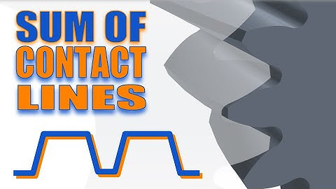 Helical Gear Mesh - SUM of CONTACT LINES
