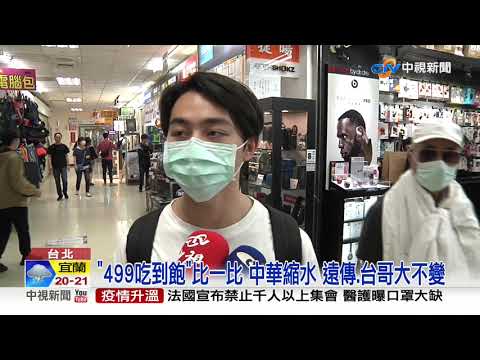 499之亂續約期到! 中華吃到飽只剩半飽│中視新聞 20200309