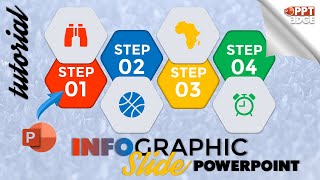 Interactive 4 Steps Animated Slide in PowerPoint | Lines Animation | PPT EDGE 2024