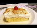 Bizcocho de tres leches! Delicioso y bien esponjosito!