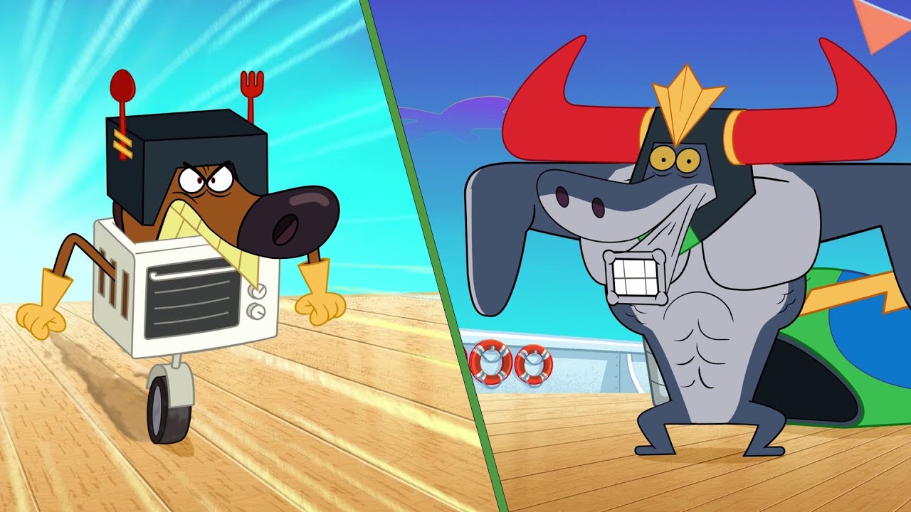 ZIG e SHARKO 🌴 Batalha De Robôs 💥 Zig e Sharko Brasil | Desenho Animado em português