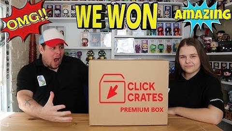 OMG WE WON !! Unboxing CLICK CRATES Premium Box - October 2019 - UK Subscription Box