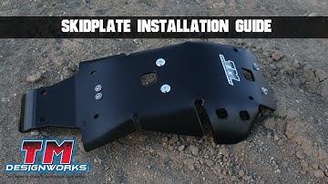 How to Install / Feature & Benefit: TM Designworks Husqvarna Skid Plate