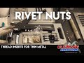 Rivet nuts | Riv nuts | Nutsert | thread inserts for thin metal