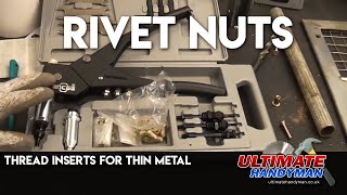 Rivet nuts | Riv nuts | Nutsert | thread inserts for thin metal