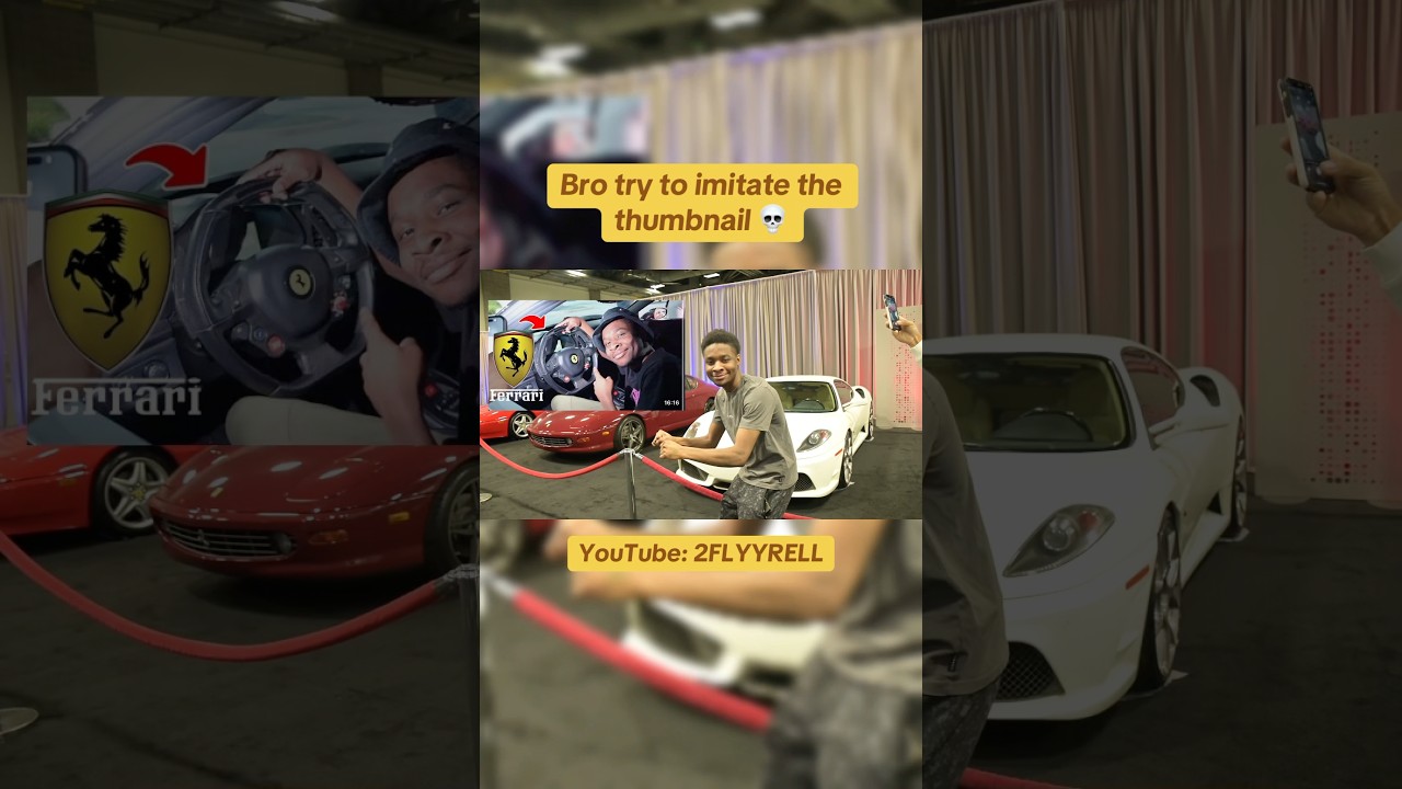 Bro tried to imitate the thumbnail💀 