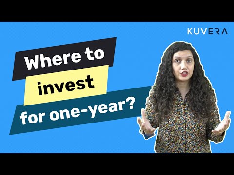 Where to invest for one-year?