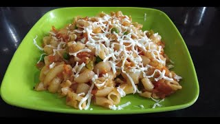 Tomato Pasta | Red Sauce Pasta | Pasta in Red Sauce | Indian Style Tomato Pasta | Easy Pasta Recipe.