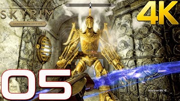 Skyrim Anniversary Edition Gameplay Walkthrough part 5 [4K 60FPS PC] No Commentary