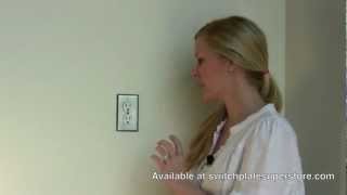 Brushed Nickel Steel Wall Plate Cover demo / review