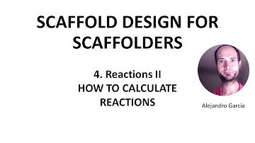 Reactions II: How to calculate reactions - Scaffold design for scaffolders 4