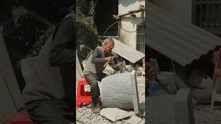 A Masterpiece of Stone - This Grandpa’s Stone Craft Skills Shocked Everyone 😱