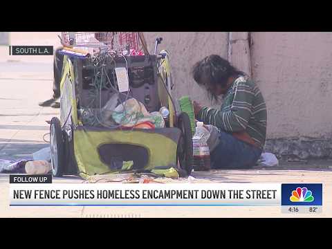 Homeless camp in South LA is finally out, but here's problem