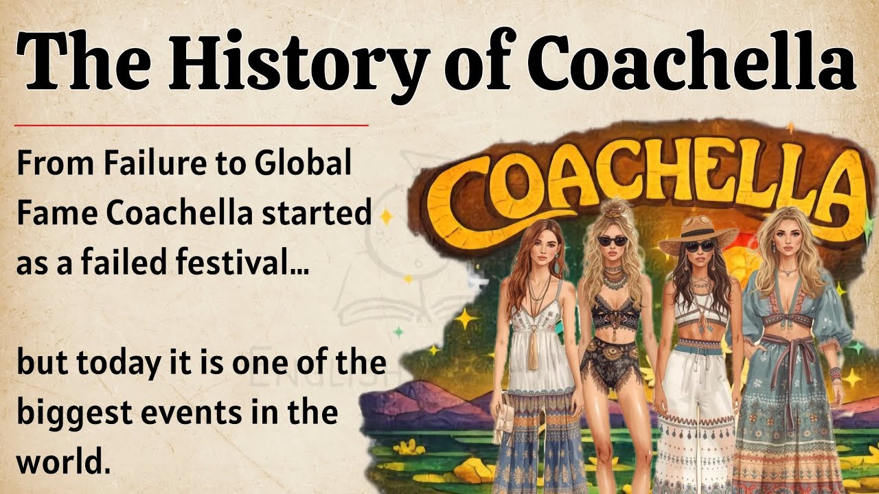 The History of Coachella | Learn English Through Story Level 2 🔥 | Graded Reader ✅️ | English Story