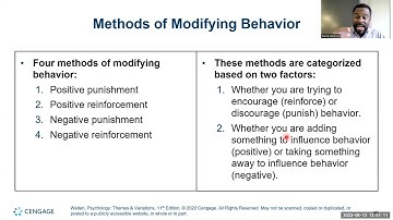 Lecture 6 | Chapter 6 Learning Pt. 2 | Dr. Randy Barbour
