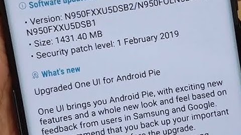 Galaxy Note 8: How to Update Software to Android Pie 9