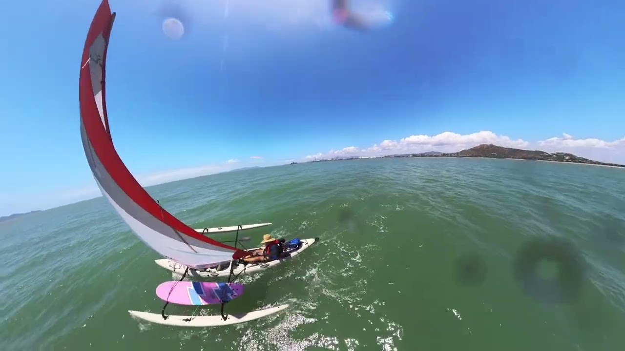 Hobie Tandem Island Townsville with insta 360 X3