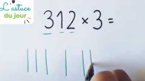 astuce de calcul rapide avec la méthode de multiplication japonaise