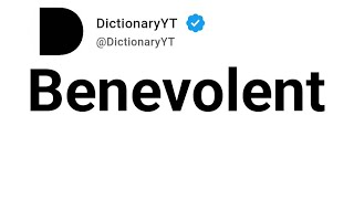 Benevolent Synonyms | Thesaurus | Common words 