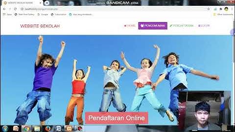 Demo Aplikasi Pendaftaran Siswa Berbasis Online