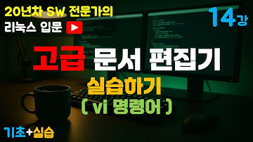 제14강 리눅스 입문 | 고급 문서 편집기 vi 명령어 사용법 | How to Use the vi Editor