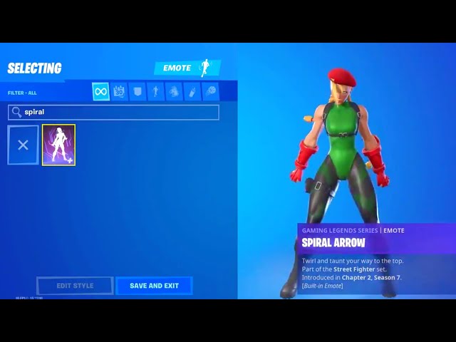 Cammy & Guile Built In EMOTES..! (Street Fighter II X Fortnite